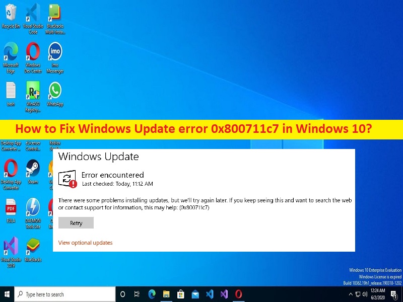 Como Corrigir O Erro Do Windows Update 0x800711c7 No Windows 10 Passos