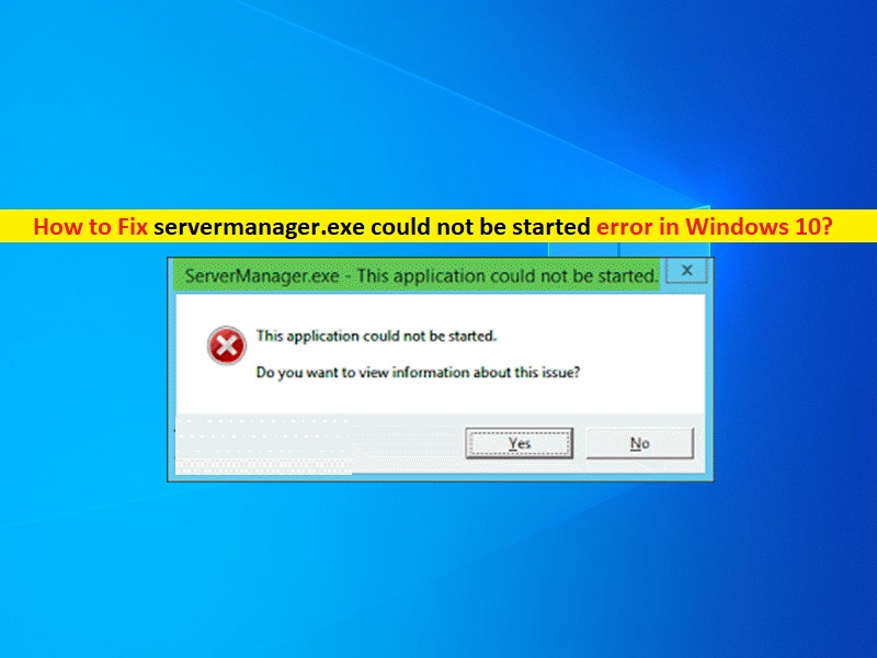 Cómo Reparar El Error Servermanagerexe No Se Pudo Iniciar En Windows 10 Pasos Techs And Gizmos 9351