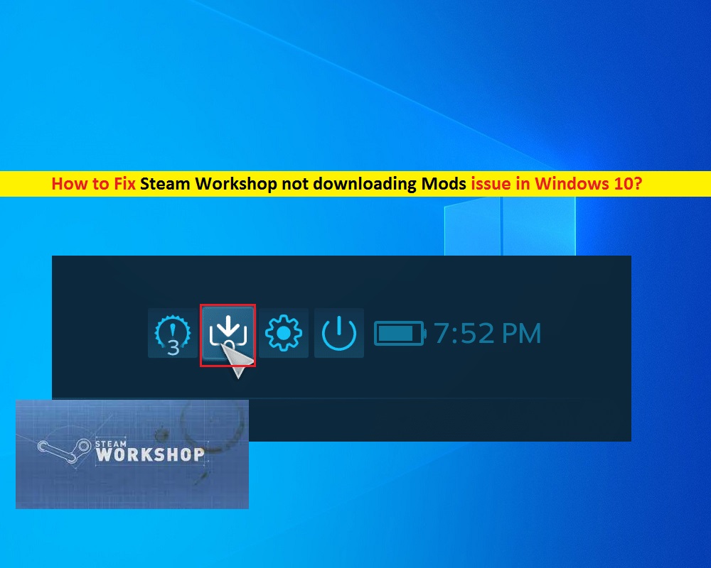 downloading items from workshop steam