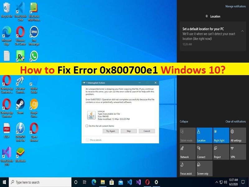 Como Corrigir O Erro 0x800700e1 Windows 10 Passos Techs And Gizmos 4365