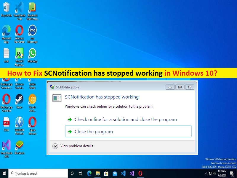 Como Corrigir Scnotification Parou De Funcionar No Windows 10 Passos Techs And Gizmos 3855