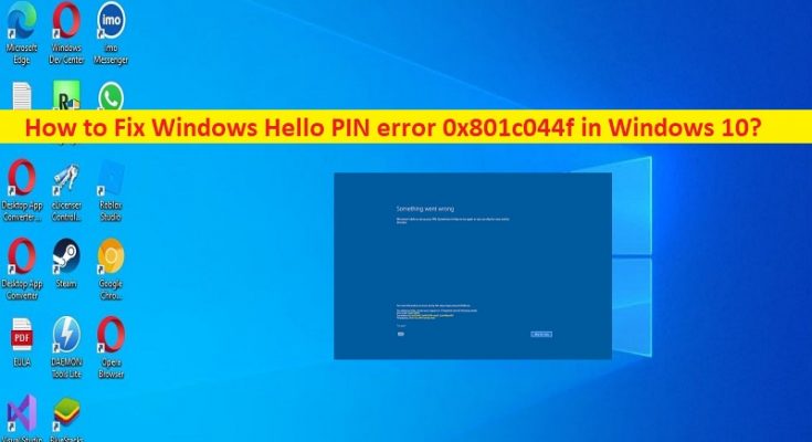 Como Corrigir O Erro Pin Do Windows Hello X C F No Windows Passos Techs Gizmos