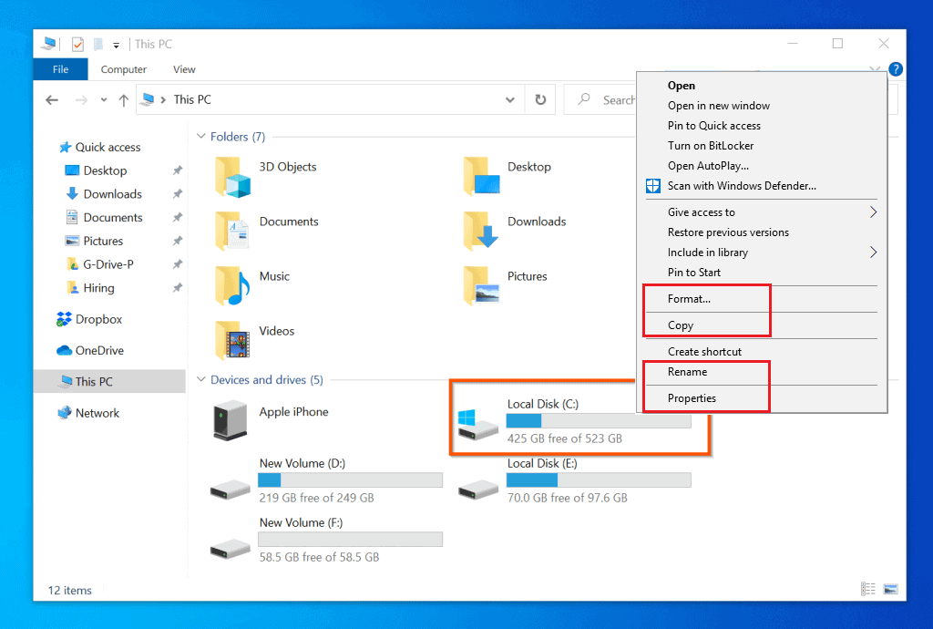 File explorer options windows 10 где находится