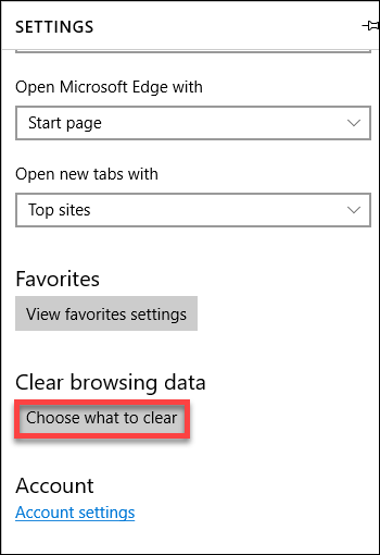how to clear cookies on edge