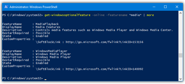 Windows media feature. Go.Microsoft.com/fwlink/?LINKID=. Чем POWERSHELL отличается от cmd. Как ввести код в POWERSHELL.