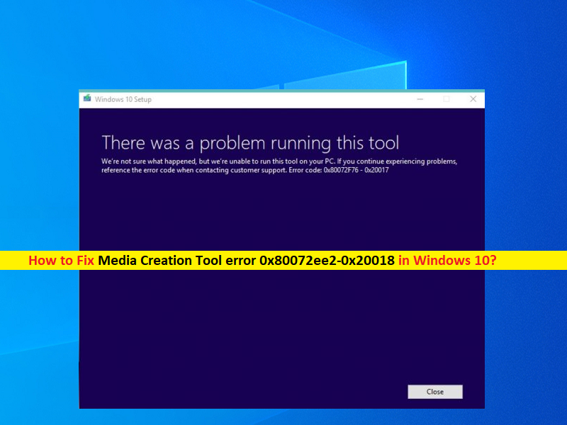 using windows media creation tool