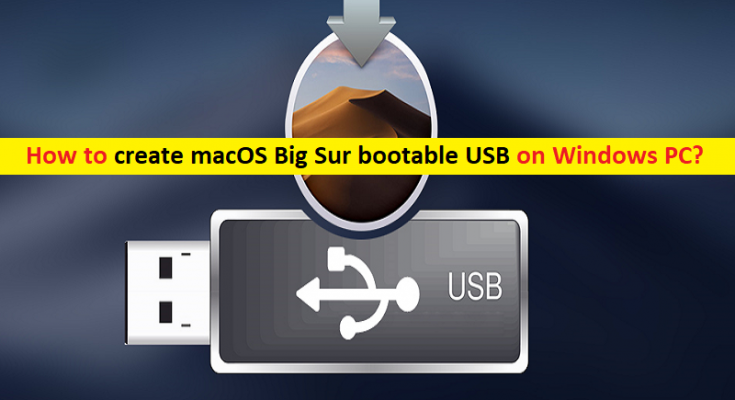 make macos bootable usb on windows