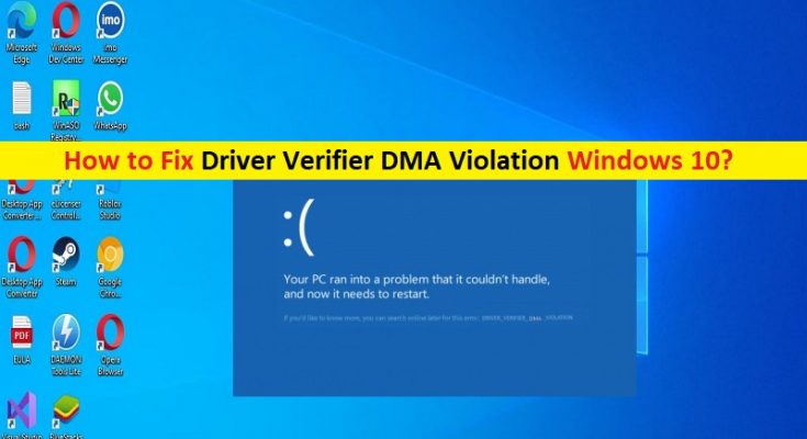 Driver verifier detected violation windows 10 как исправить