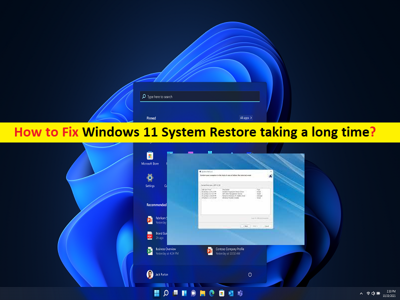 How To Fix Windows 11 System Restore Taking A Long Time [Steps] – Techs ...