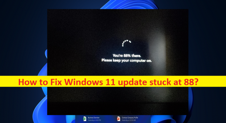 my windows update stuck on 11 percent