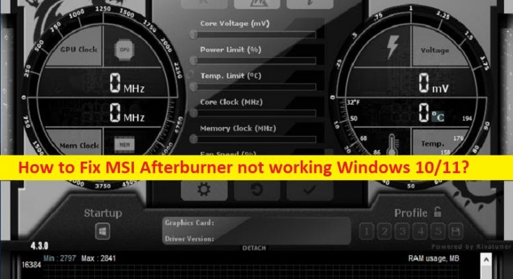 instal MSI Afterburner 4.6.5.16370