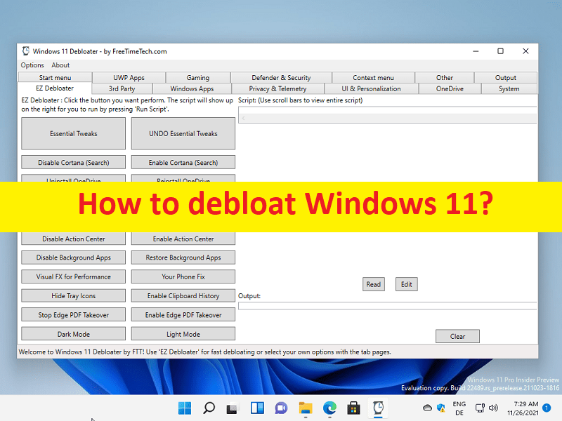 How To Debloat Windows 11 [Steps] – Techs & Gizmos