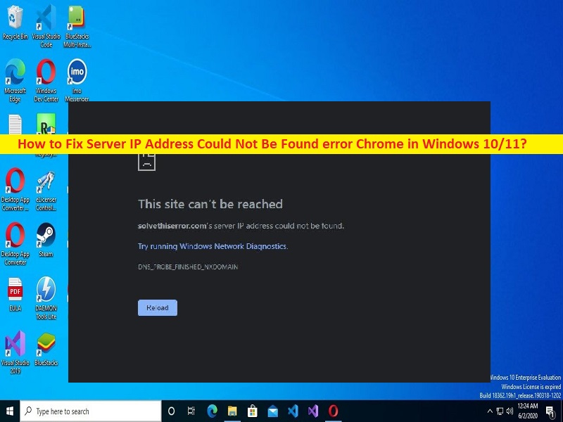 How To Fix Server IP Address Could Not Be Found Windows Steps Techs